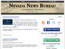 Tablet Screenshot of nevadanewsbureau.com